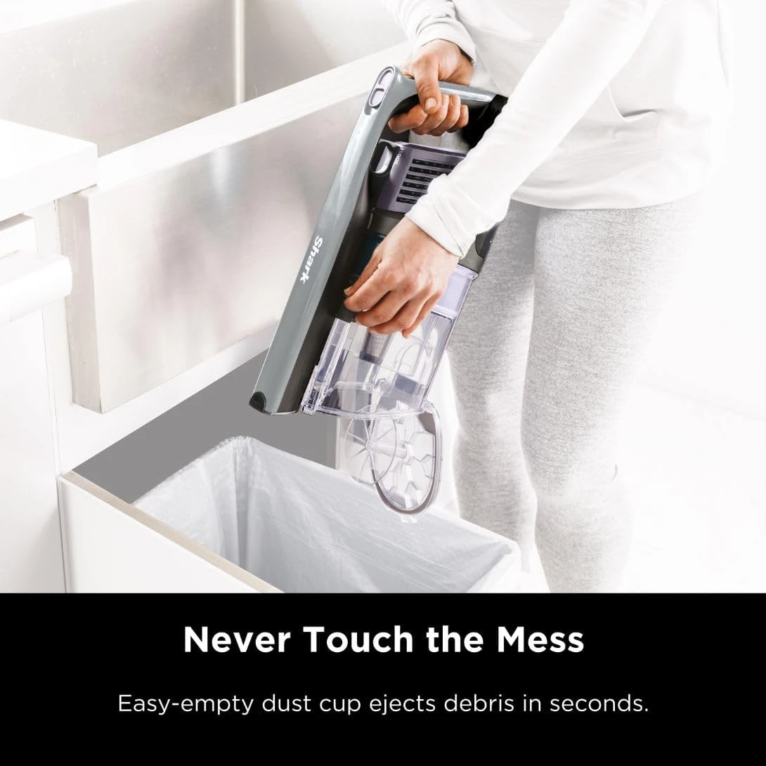 Shark IX141 Pet Cordless Stick Vacuum With XL Dust Cup, LED Headlights, Removable Handheld, Crevice Tool & Pet Multi-Tool, 40min Runtime, Grey/Iris, 7.5 Lbs 11 Shark IX141 Pet Cordless Stick Vacuum With XL Dust Cup, LED Headlights, Removable Handheld, Crevice Tool & Pet Multi-Tool, 40min Runtime, Grey/Iris, 7.5 Lbs - Image 9