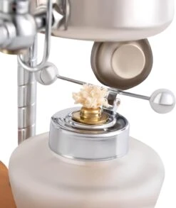 KONKENIE Luxury Belgian Syphon Coffee Maker Royal Family Siphon Teapot Coffee Making Machine Siphon Brewer With Curved Handle (Silver) -Small Appliance Store 61EP6JQMieL. AC SL1500