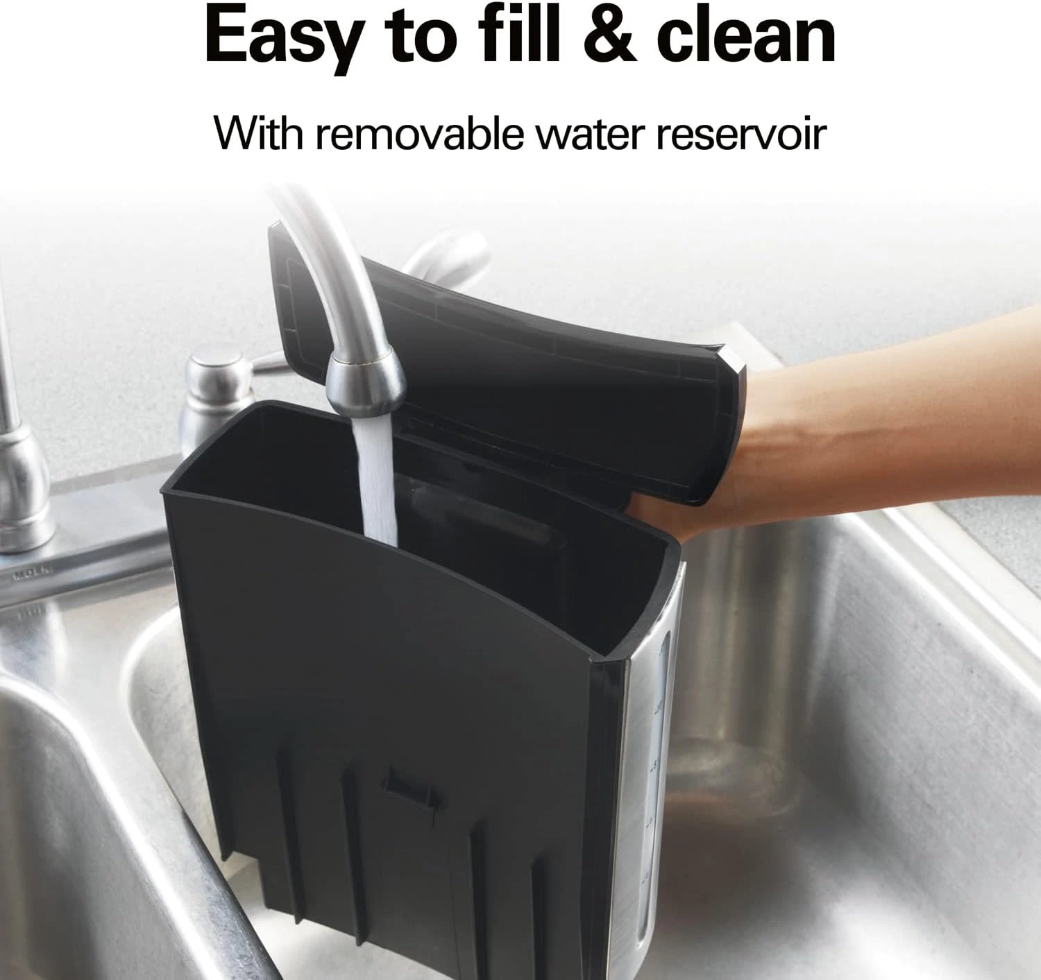 Hamilton Beach One Press Programmable Dispensing Drip Coffee Maker With 12 Cup Internal Brew Pot, Water Reservoir, Black & Stainless (47950) 7 Hamilton Beach One Press Programmable Dispensing Drip Coffee Maker With 12 Cup Internal Brew Pot, Water Reservoir, Black & Stainless (47950) - Image 5