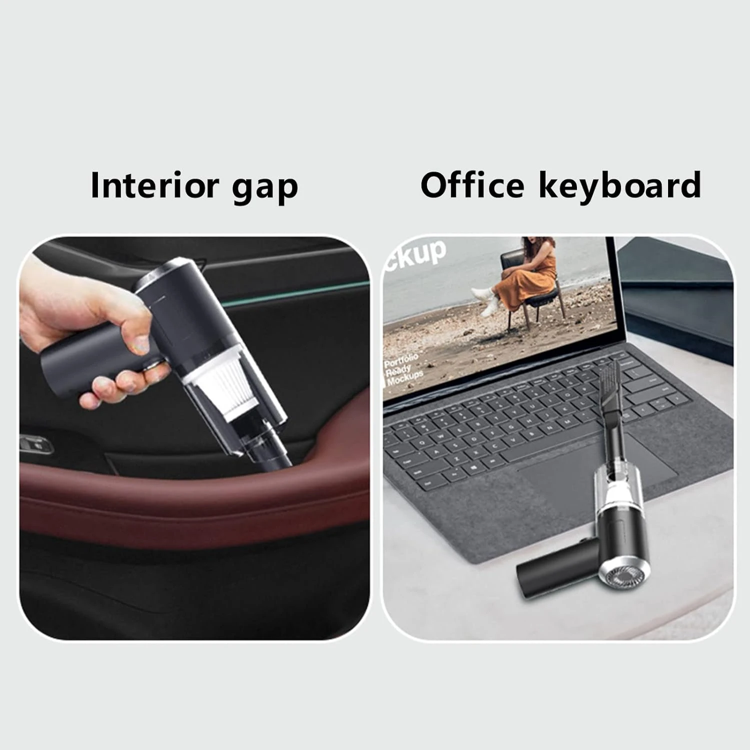 MORESEC 10000pa Cordless Handheld Car Vacuum Cleaner, Upgrade 120w Powerful Suction Small Car Vacuum Cleaner, Mini Vacuums For Cars Dusts Buster With USB Portable Vacuum Cleaner 8 MORESEC 10000pa Cordless Handheld Car Vacuum Cleaner, Upgrade 120w Powerful Suction Small Car Vacuum Cleaner, Mini Vacuums For Cars Dusts Buster With USB Portable Vacuum Cleaner - Image 6