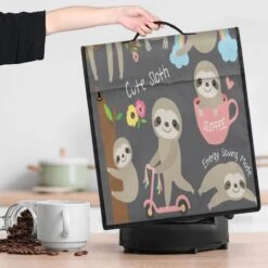 Cute Baby Sloth Coffee Machine Dust Cover Animal Sloth Stand Mixer Dust Cover Stand Mixer Cover Waterproof,Easy To Clean,Multi-Pocket 17 Cute Baby Sloth Coffee Machine Dust Cover Animal Sloth Stand Mixer Dust Cover Stand Mixer Cover Waterproof,Easy To Clean,Multi-Pocket -Small Appliance Store 61HHrbb8DIL. AC SL1200
