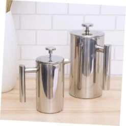 Amosfun Double Wall Coffee Maker Coffee Cup Coffee Maker Pot Stainless Steel Coffee Pot Manual Espresso Machine Coffee Maker Stainless Steel Coffeemaker Coffee Maker Double Wall Coffee Mug -Small Appliance Store 61HXXzJBUGL. AC SL1264 2