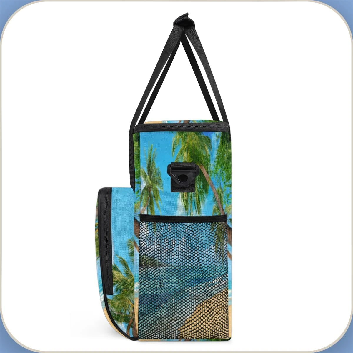 Cfpolar Coffee Maker Carrying Bag Beach Sandy Palm Tree Travel Coffee Machine Bag Carrying Organizer Case Portable Single Serve Coffee Brewer Tote Bag Storage Bag For Camping Picnic 7 Cfpolar Coffee Maker Carrying Bag Beach Sandy Palm Tree Travel Coffee Machine Bag Carrying Organizer Case Portable Single Serve Coffee Brewer Tote Bag Storage Bag For Camping Picnic - Image 5