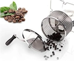 TEmkin Manual Coffee Beans Roasting Machine Coffee Roaster Machine DIY Stainless Steel Roaster Roller With Handle For Home Office Hotel 300G 17 TEmkin Manual Coffee Beans Roasting Machine Coffee Roaster Machine DIY Stainless Steel Roaster Roller With Handle For Home Office Hotel 300G -Small Appliance Store 61JO1XpY4xL. AC SL1000