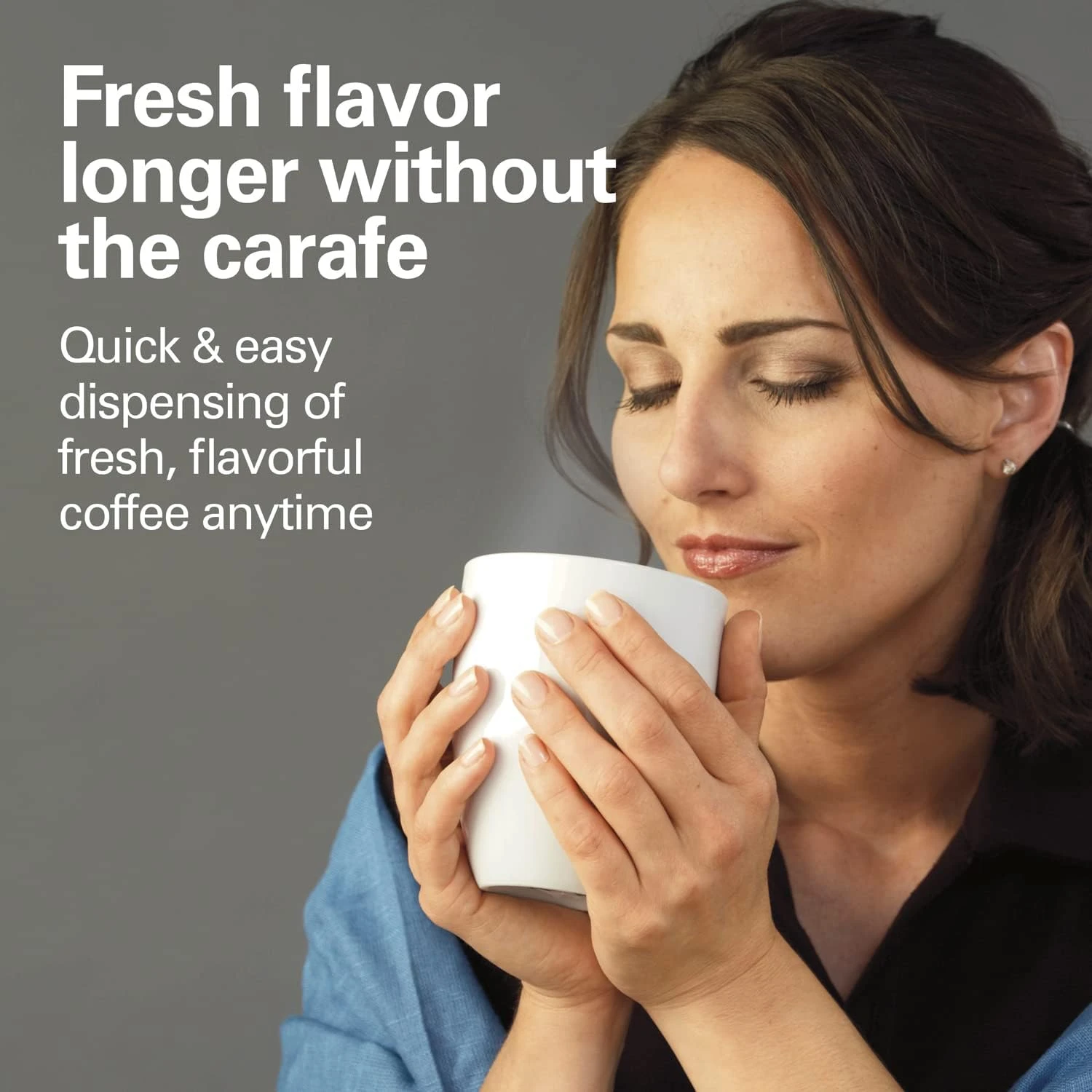 Hamilton Beach One Press Programmable Dispensing Drip Coffee Maker With 12 Cup Internal Brew Pot, Water Reservoir, Black & Stainless (47950) 4 Hamilton Beach One Press Programmable Dispensing Drip Coffee Maker With 12 Cup Internal Brew Pot, Water Reservoir, Black & Stainless (47950) - Image 2