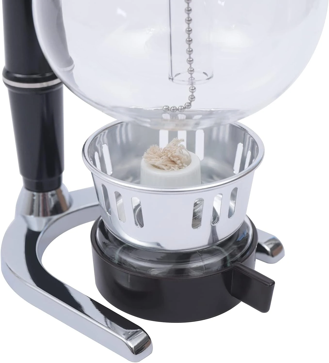 FLYHERO Siphon Syphon Coffee Maker Tabletop Glass Siphon Pot Syphon Coffee Maker Siphon Vacuum Coffee Maker Black (5 Cups(500ml)) 8 FLYHERO Siphon Syphon Coffee Maker Tabletop Glass Siphon Pot Syphon Coffee Maker Siphon Vacuum Coffee Maker Black (5 Cups(500ml)) - Image 6