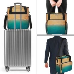 Cfpolar Coffee Maker Carrying Bag Beach Travel Coffee Machine Bag Carrying Organizer Case Portable Single Serve Coffee Brewer Tote Bag Storage Bag For Camping Picnic -Small Appliance Store 61KY9i wRL. AC SL1200