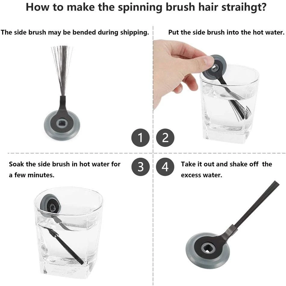 LesinaVac Replacement Parts For Shark ION Robot AV752 AV753 AV751 R85 RV850 RV850WV S87 RV851WV RV700_N RV720_N RV750_N RV761 Vacuum Cleaner Replacment Parts Pack Of 1 Main Brush, 4 Hepa Filters, 8 Side Brushes 9 LesinaVac Replacement Parts For Shark ION Robot AV752 AV753 AV751 R85 RV850 RV850WV S87 RV851WV RV700_N RV720_N RV750_N RV761 Vacuum Cleaner Replacment Parts Pack Of 1 Main Brush, 4 Hepa Filters, 8 Side Brushes - Image 7