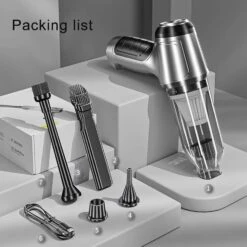 ARUOXIN AROUXIN Cordless Handheld Vacuum Cleaner, 12000Pa 75000 RPM Car Cleaner Built-in Brush-Less Motor Dual Suction Modes Ultra Light Rechargeable Wet Dry For Car,Home,Pet Hair Silver -Small Appliance Store 61O9FSlc2IL. AC SL1500