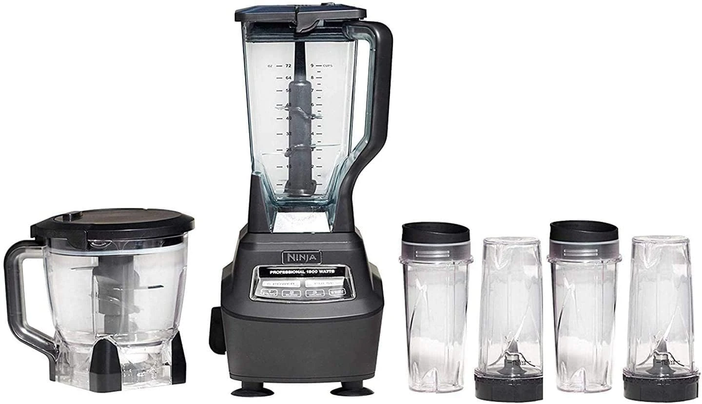 Ninja BL770 Mega Kitchen System, 1500W, 72-oz Pitcher, 64-oz. Processor Bowl, (4) Four 16-oz. To-Go Cups 3 Ninja BL770 Mega Kitchen System, 1500W, 72-oz Pitcher, 64-oz. Processor Bowl, (4) Four 16-oz. To-Go Cups