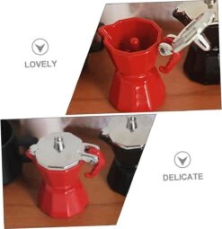 COHEALI Decor House Coffee Pot Alloy Model Miniature Coffee Machine Coffee Makers Mini Coffee Machine Micro-scene Adornment DIY Mini Coffee Grinder Electrical Appliance Ob11 -Small Appliance Store 61PDVT ydIL. AC SL1245