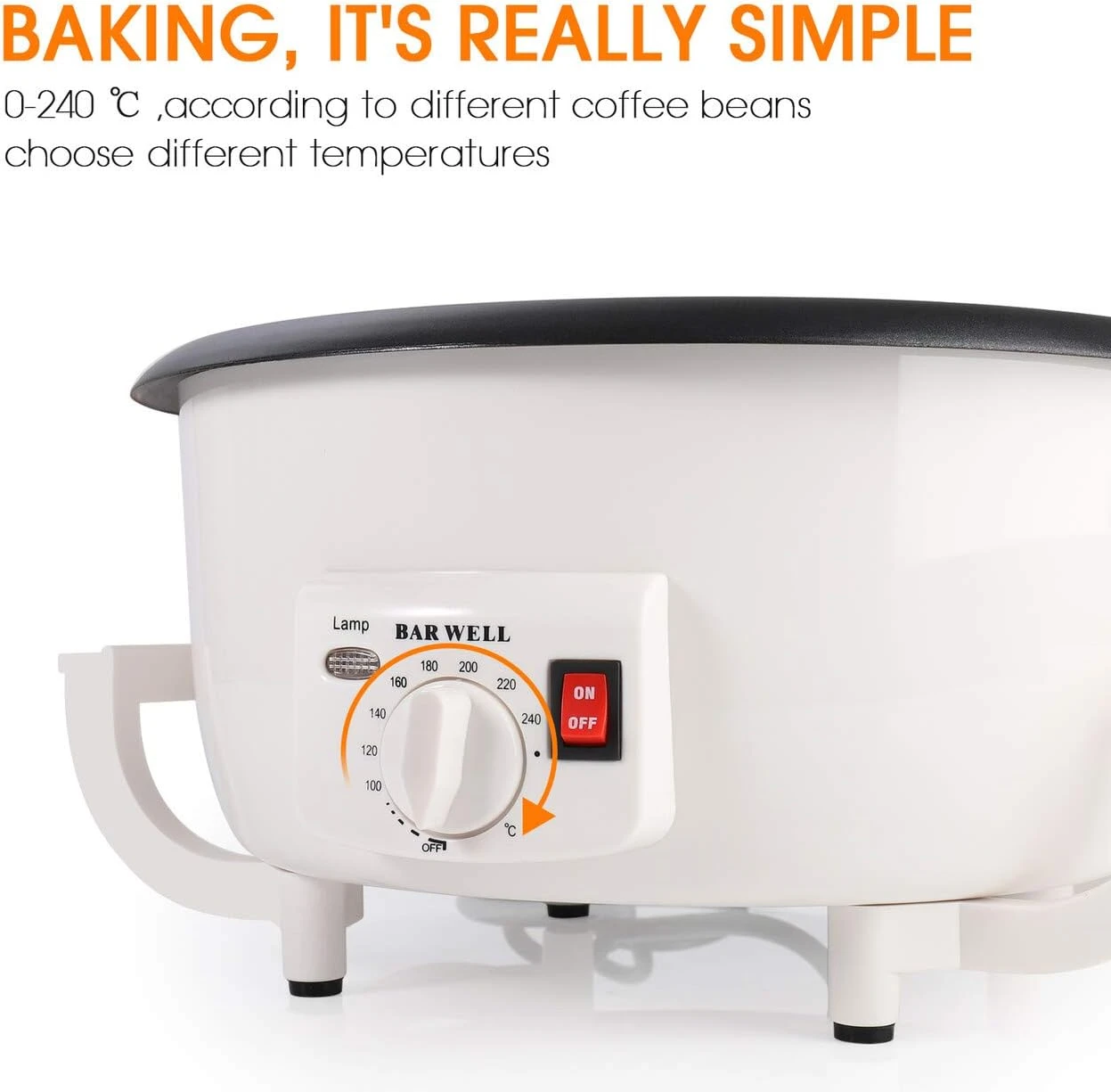 750g Capacity Household Coffee Roaster Machine Electric Coffee Beans Baker Non-Stick Coating Baking Tools For Cafe Shop Home 110V-120V 7 750g Capacity Household Coffee Roaster Machine Electric Coffee Beans Baker Non-Stick Coating Baking Tools For Cafe Shop Home 110V-120V - Image 5