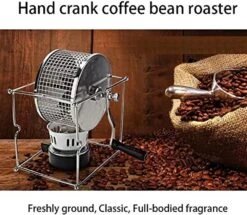 TEmkin Manual Coffee Beans Roasting Machine Coffee Roaster Machine DIY Stainless Steel Roaster Roller With Handle For Home Office Hotel 300G 13 TEmkin Manual Coffee Beans Roasting Machine Coffee Roaster Machine DIY Stainless Steel Roaster Roller With Handle For Home Office Hotel 300G -Small Appliance Store 61QPQskReeL. AC SL1000