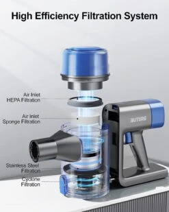 BuTure Cordless Vacuum Cleaner, 450W 33Kpa Stick Vacuum Cleaner With Auto Mode Docking Station 55 Mins Runtime, Vacuum Cleaner For Home, Handheld Wireless Vacuum For Pet Hair Carpet And Hard Floor -Small Appliance Store 61Qyn4ZSroL. AC SL1500