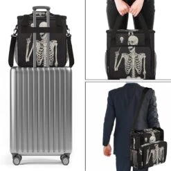 Cfpolar Coffee Maker Carrying Bag Cute Skull Ideal Travel Coffee Machine Bag Carrying Organizer Case Portable Single Serve Coffee Brewer Tote Bag Storage Bag For Camping Picnic -Small Appliance Store 61Rwyf8Kz3L. AC SL1200