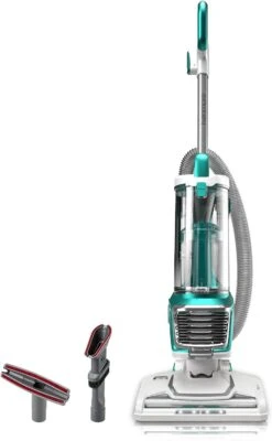 Kenmore DU2012 Bagless Upright Vacuum 2-Motor Power Suction Lightweight Carpet Cleaner With 10’Hose, HEPA Filter, 2 Cleaning Tools For Pet Hair, Hardwood Floor, Green