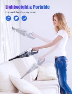 Handheld Vacuum 8000Pa, Wall-Mounted Rechargeable Powerful Hand-held Cordless Vacuum Cleaner With 30min Runtime, 3H Quick Charge Multipurpose Lightweight Hand Vacuum For Dust Carpet Stair Pet Hair 13 Handheld Vacuum 8000Pa, Wall-Mounted Rechargeable Powerful Hand-held Cordless Vacuum Cleaner With 30min Runtime, 3H Quick Charge Multipurpose Lightweight Hand Vacuum For Dust Carpet Stair Pet Hair -Small Appliance Store 61TOsL1ygnL. AC SL1500