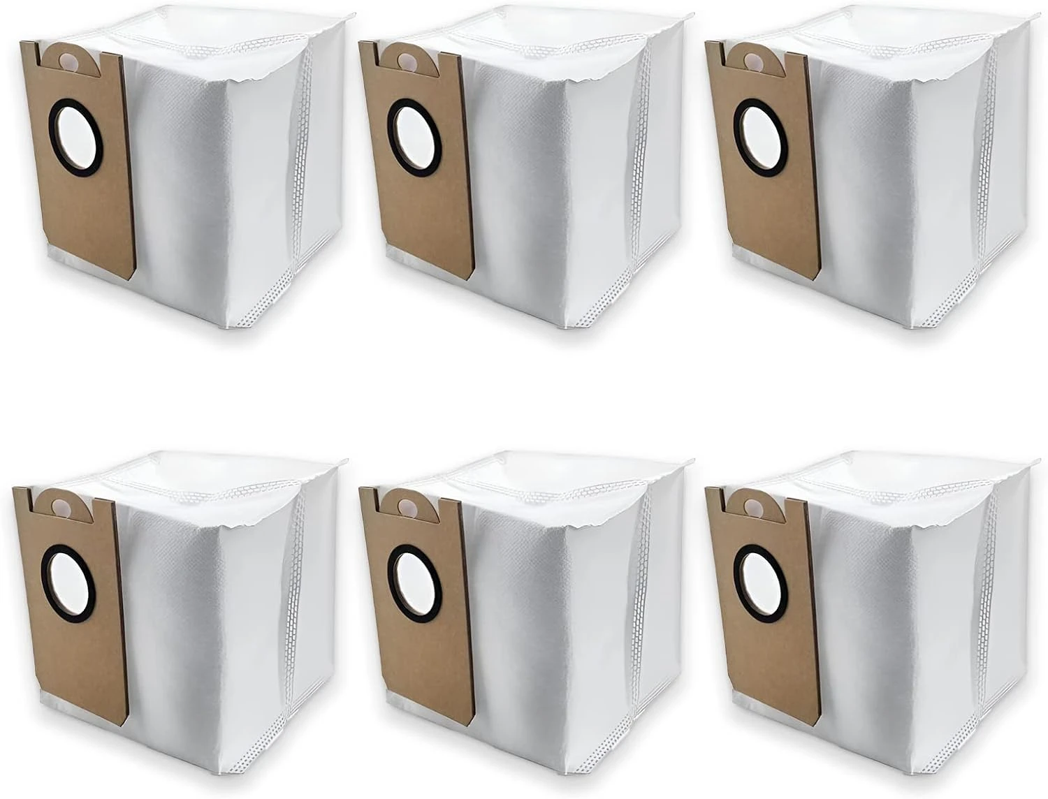 6 Pack 3.5L Vacuum Bags For IHome AutoVac Nova IHRV6-BLK Self Empty, For Laresar L6 Pro, For Honiture Q6 Pro, For AIRROBO T10+, For Neabot N2 Robot Vacuum Cleaner Replacement 6 Dust Bags 3 6 Pack 3.5L Vacuum Bags For IHome AutoVac Nova IHRV6-BLK Self Empty, For Laresar L6 Pro, For Honiture Q6 Pro, For AIRROBO T10+, For Neabot N2 Robot Vacuum Cleaner Replacement 6 Dust Bags