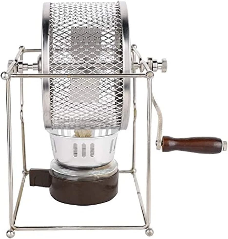 TEmkin Manual Coffee Beans Roasting Machine Coffee Roaster Machine DIY Stainless Steel Roaster Roller With Handle For Home Office Hotel 300G 5 TEmkin Manual Coffee Beans Roasting Machine Coffee Roaster Machine DIY Stainless Steel Roaster Roller With Handle For Home Office Hotel 300G - Image 3