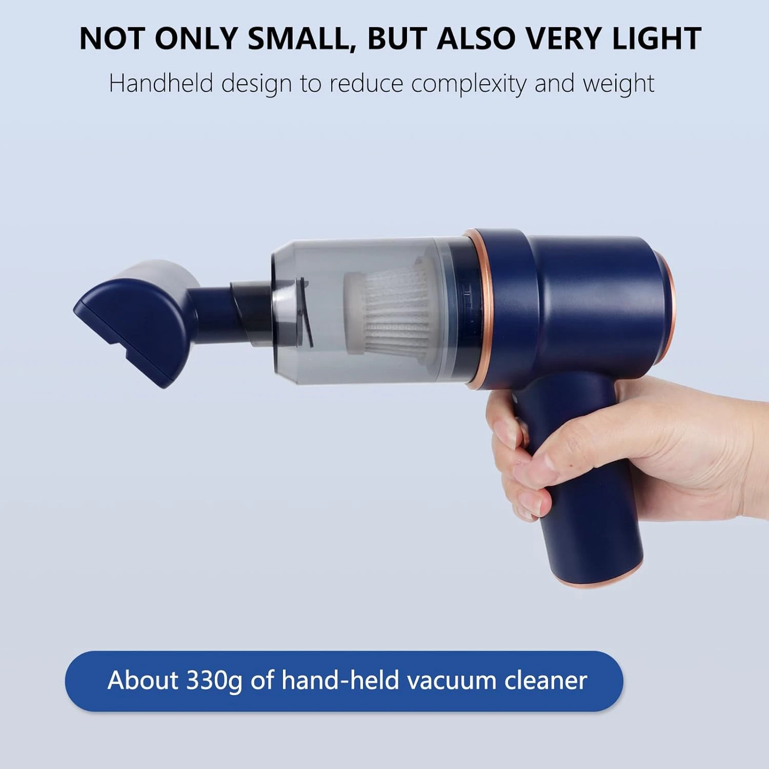 XSUPER Handheld Vacuum Cordless, Car Vacuum Cleaner Rechargeable, 9000Pa Strong Suction Portable Hand Mini Vacuum With Suck And Blow 2 In 1, Small Vacuum Suitable For Home Pet Car Cleaning 7 XSUPER Handheld Vacuum Cordless, Car Vacuum Cleaner Rechargeable, 9000Pa Strong Suction Portable Hand Mini Vacuum With Suck And Blow 2 In 1, Small Vacuum Suitable For Home Pet Car Cleaning - Image 5