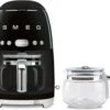 Smeg 50's Retro Style Drip Coffee Maker With Extra Glass Carafe, Black -Small Appliance Store 61WJUZG isL. AC SL1500