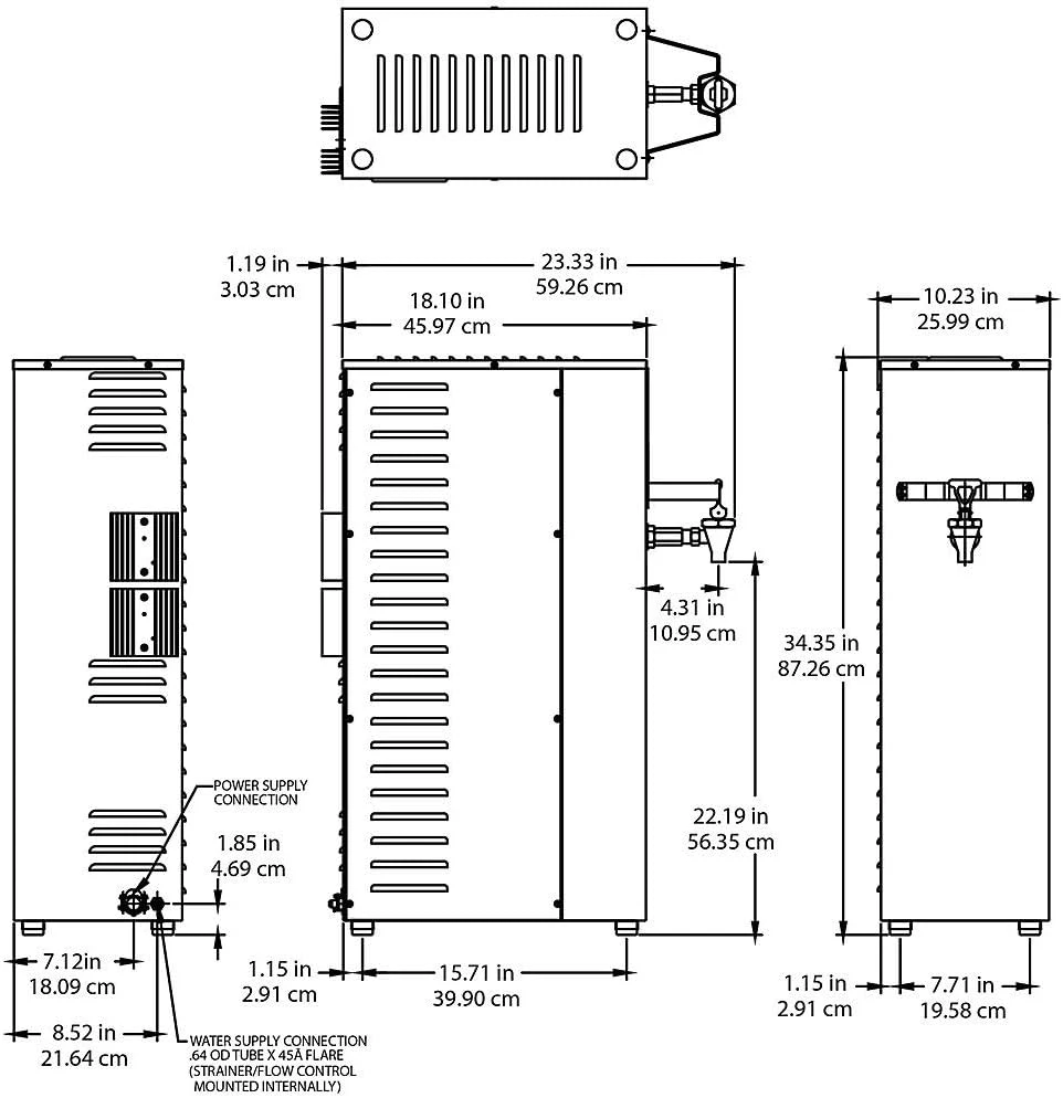 BUNN® BUNN H10X 10 Gallon Hot Water Dispenser 4 BUNN® BUNN H10X 10 Gallon Hot Water Dispenser - Image 2