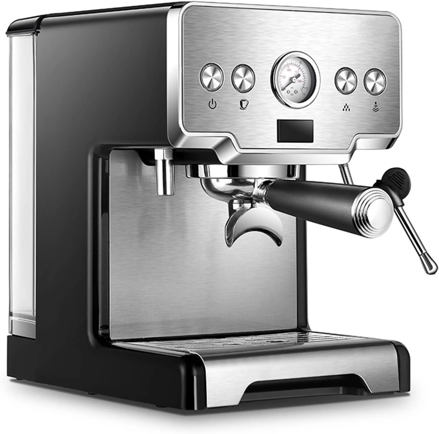 XiVue Coffee Maker Coffee Pot Espresso Coffee Maker Machine Stainless Steel Coffee Machine Semi-Automatic Commercial Coffee Maker (Size :) 16 Cups, Color : Black_UK (Black_au) 16 Cups (Black_au) 1 7 XiVue Coffee Maker Coffee Pot Espresso Coffee Maker Machine Stainless Steel Coffee Machine Semi-Automatic Commercial Coffee Maker (Size :) 16 Cups, Color : Black_UK (Black_au) 16 Cups (Black_au) 1 - Image 5