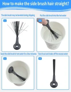 Replacement Side Brush Fit For Shark AV2501S,AV2501AE,RV2502AE, RV2520AOUS, AV2510AOUS AI Robotic Vacuum, Shark Robot Vacuum Replacement Parts, Shark Accessories,Pack Of 6 -Small Appliance Store 61XnGfi05WL. AC SL1360