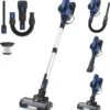 POWEART Cordless Vacuum Cleaner, 30Kpa 350W Powerful Stick Vacuum, 8 In 1 Self-Standing Rechargeable Battery Vacuum Up To 45min Runtime, Lightweight Cordless Vacuum For Pet Hair Hard Floor -Blue -Small Appliance Store 61YPBxeJIDL. AC SL1500