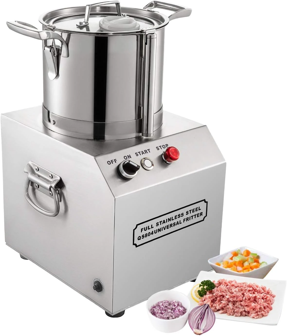 GorillaRock Food Chopper | Electric Food Processor | Stainless Steel | 1400RPM Motor | Wide Application | 110V (6L) 3 GorillaRock Food Chopper | Electric Food Processor | Stainless Steel | 1400RPM Motor | Wide Application | 110V (6L)