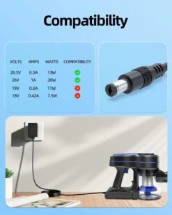 27V Charger Fit For PRETTYCARE W100 W200 W300 P1 P3 Cordless Vacuum Cleaner Power Supply Adapter Cord -Small Appliance Store 61b5sTTo3OL. AC SL1500