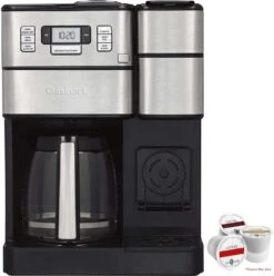 Cuisinart SS-GB1 Coffee Center Grind & Brew Plus Bundle With Victor Allen Colombian Single Serve Brew Cups Of Coffee Includes 3 K-Cups