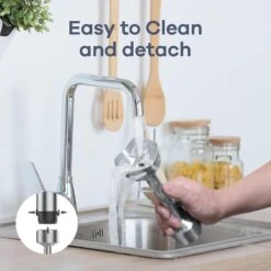 Ganiza Immersion Blender 5 In 1 Hand Blender 800W Heavy Duty Motor, 15 Speed And Turbo Mode Handheld Blender Stainless Steel Blade With 800ml Mixing Beaker, 600ml Chopper, Whisk And Milk Frother (Silver-1) 17 Ganiza Immersion Blender 5 In 1 Hand Blender 800W Heavy Duty Motor, 15 Speed And Turbo Mode Handheld Blender Stainless Steel Blade With 800ml Mixing Beaker, 600ml Chopper, Whisk And Milk Frother (Silver-1) -Small Appliance Store 61c4zn1j VL. AC SL1500