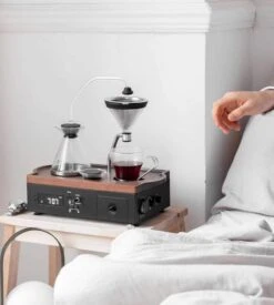 Barisieur Coffee Alarm Clock Coffee Maker- 2 Ounces, Black Walnut -Small Appliance Store 61cedL2ZAAL. AC SL1387