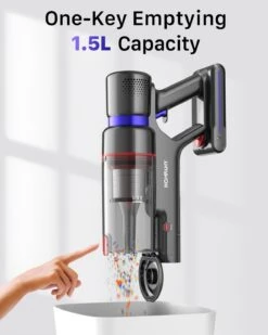 Cordless Vacuum Cleaner, 500W/40Kpa Stick Vacuum Cleaner With Touch Screen, Max 60 Mins Runtime, Anti-Tangle Vacuum Cleaner For Home, 2023 Latest Motor, Wireless Vacuum For Pet Hair/Carpet/Hard Floor -Small Appliance Store 61fnnkaIn4L. AC SL1500