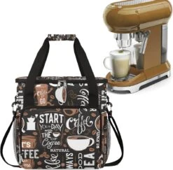 Cfpolar Grey Start Your Day With Coffee Coffee Maker Carrying Bag, Waterproof Coffee Maker Travel Storage Bag, Portable Coffee Machine Tote Bag Case With Shoulder Strap For Single Serve Coffee Maker 17 Cfpolar Grey Start Your Day With Coffee Coffee Maker Carrying Bag, Waterproof Coffee Maker Travel Storage Bag, Portable Coffee Machine Tote Bag Case With Shoulder Strap For Single Serve Coffee Maker -Small Appliance Store 61fqrVCJPL. AC SL1200
