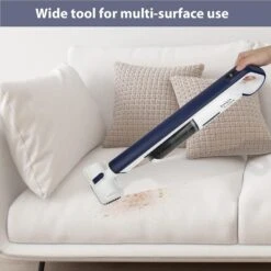 CatsMeow 20000Pa Hand Held Vacuuming Cordless Rechargeable, 4-in-1 Handheld Car Vacuum Cleaner High Power Cordless With LED Display,Small Portable Vacuum Cleaner For Car,Home(White-Blue) -Small Appliance Store 61gTayNBemL. AC SL1500