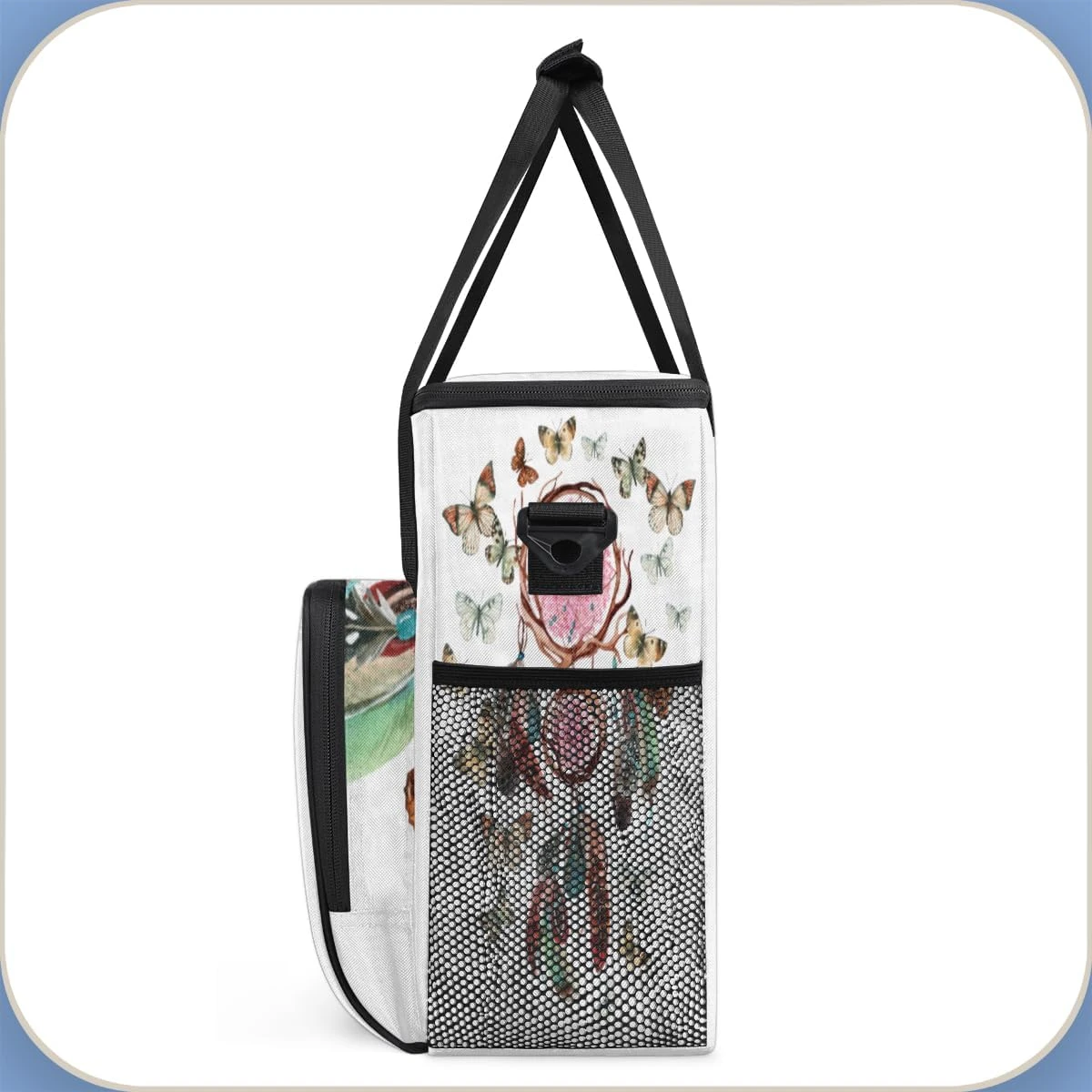 Cfpolar Coffee Maker Carrying Bag Dreamcatcher Boho Butterfly Travel Coffee Machine Bag Carrying Organizer Case Portable Single Serve Coffee Brewer Tote Bag Storage Bag For Camping Picnic 7 Cfpolar Coffee Maker Carrying Bag Dreamcatcher Boho Butterfly Travel Coffee Machine Bag Carrying Organizer Case Portable Single Serve Coffee Brewer Tote Bag Storage Bag For Camping Picnic - Image 5