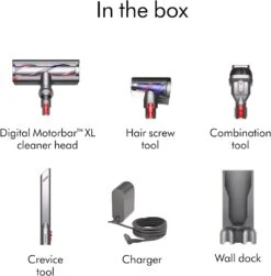 Dyson Outsize Cordless Vacuum Cleaner, Nickel/Red, Extra Large -Small Appliance Store 61jTwG8e3PL. AC SL1500