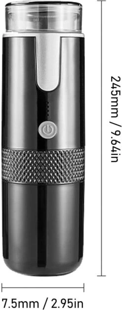 VGEBY Portable Coffee Maker,Mini Handheld Coffee Machine Cordless Type C Rechargeable Auto Mini Coffeemaker With 1200mAh Battery For Travel Camping -Small Appliance Store 61m2rGU1zqL. AC SL1500