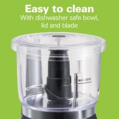 Hamilton Beach Electric Vegetable Chopper & Mini Food Processor, 3-Cup, 350 Watts, For Dicing, Mincing, And Puree, Black (72850) -Small Appliance Store 61miSJxfxSL. AC SL1500