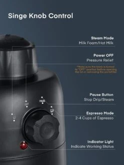 FOHERE Steam Espresso Machine, 3.5 Bar 4 Cup, Professional Compact Espresso And Cappuccino Maker With Milk Frother And Carafe For Coffee, Latte And Mocha -Small Appliance Store 61nQmdYZ7L. AC SL1500