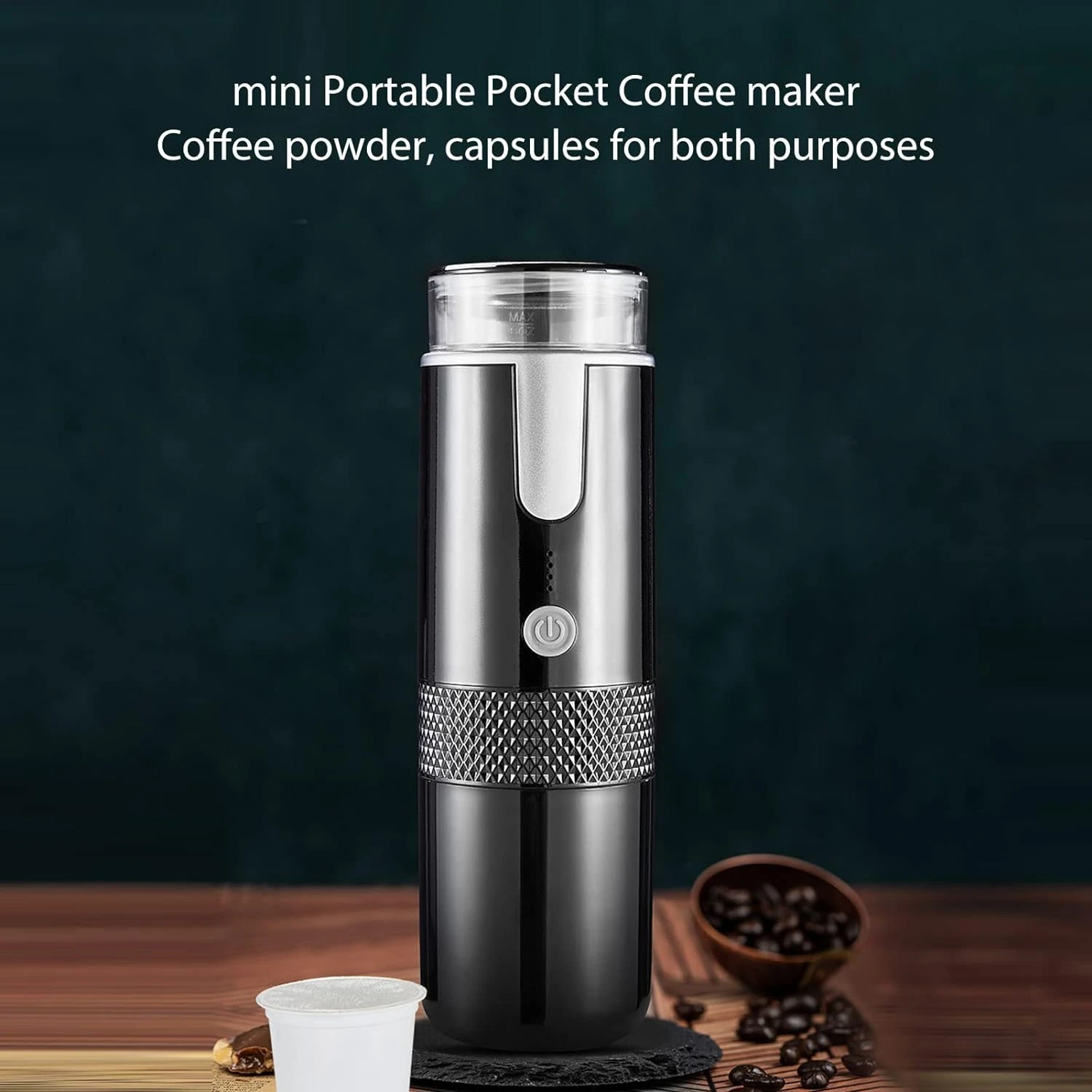 HURRISE Portable Coffee Machine Compatible For K Cup Capsules & Ground Coffee Handheld Coffee Maker Manually Operated For Camping Hiking, Driving, Home And Office 6 HURRISE Portable Coffee Machine Compatible For K Cup Capsules & Ground Coffee Handheld Coffee Maker Manually Operated For Camping Hiking, Driving, Home And Office - Image 4