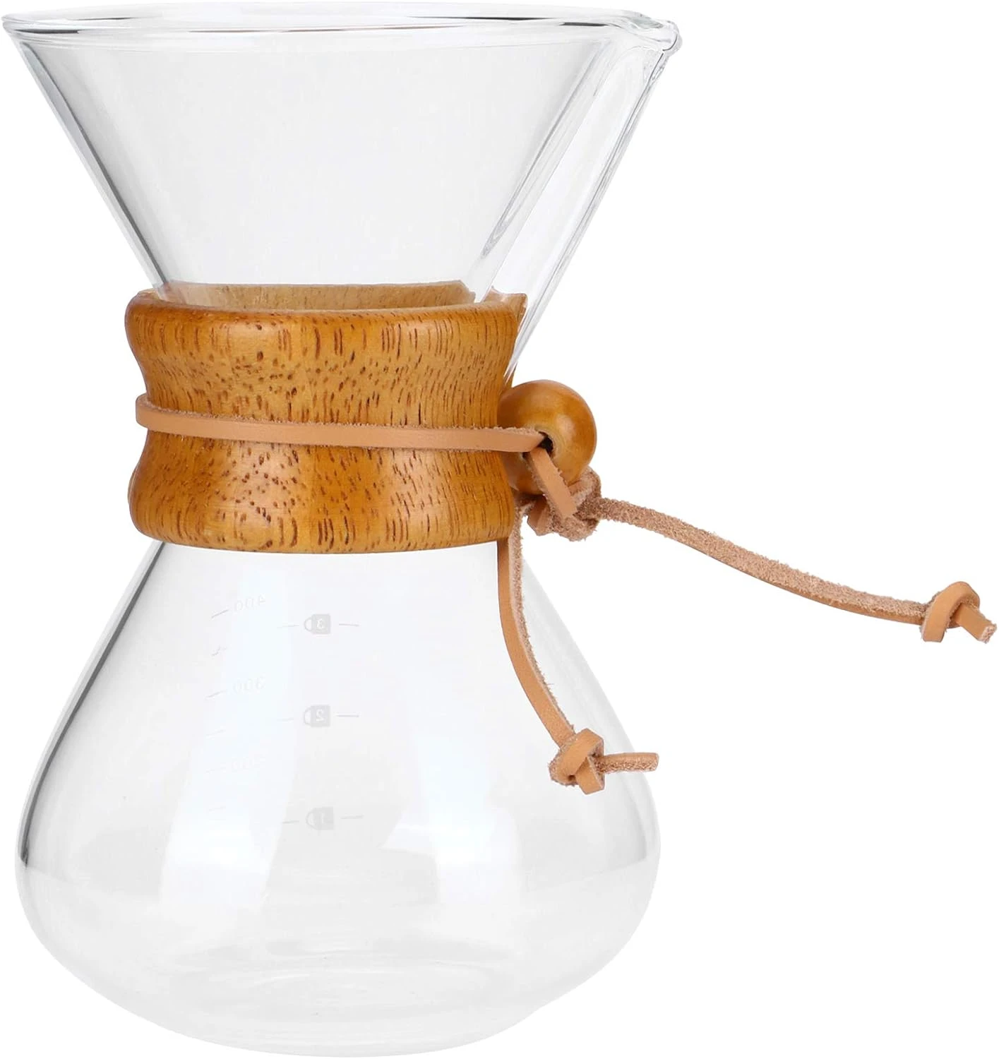 Atyhao Coffee Maker High-Temperature Resistant Glass Coffee Drip Brewing Pot With Stainless Steel Filter(400ml) 3 Atyhao Coffee Maker High-Temperature Resistant Glass Coffee Drip Brewing Pot With Stainless Steel Filter(400ml)