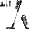 EUREKA Lightweight Cordless Vacuum Cleaner With LED Headlights, 450W Powerful BLDC Removable Battety Handheld Vac For Multifloors, Carpet & Hardwood Floor, Altitude Pro + Motorized Pet Tool, Red -Small Appliance Store 61sQWnnhVwL. AC SL1500