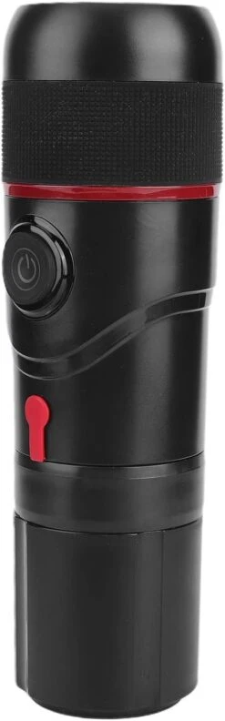Coffee Maker, DC 12V Mini Portable Safety Protection Self Heating Capsule Coffee Machine Black USB Car Espresso Maker Electric Espresso Machine With Reusable Coffee Capsule For Travel Camping Office
