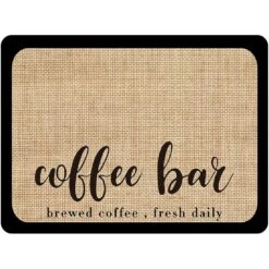 AOKQYA Coffee Maker Mat For Kitchen Counter Protector Rubber Padded Absorbent Dish Drying Mat (Coffee Bar, 12x16 In) 13 AOKQYA Coffee Maker Mat For Kitchen Counter Protector Rubber Padded Absorbent Dish Drying Mat (Coffee Bar, 12x16 In) -Small Appliance Store 61v0gxNS9IL. AC US1000