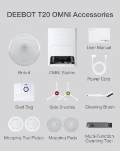 ECOVACS DEEBOT T20 Omni Robot Vacuum And Mop, Hot Water Mop Washing, Self-Emptying, Hot Air Drying, 6000Pa Suction, OZMO Turbo Spinning Mop With Auto Mop Lift, Obstacle Avoidance, YIKO Voice Assistant -Small Appliance Store 61v3vWZY9L. AC SL1500