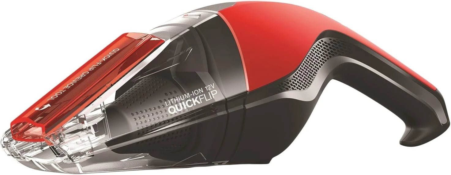 Dirt Devil Quick Flip 12-Volt Cordless Hand Vacuum BD30015, Red 3 Dirt Devil Quick Flip 12-Volt Cordless Hand Vacuum BD30015, Red