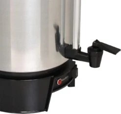 West Bend 33600 Coffee Urn Commercial Highly-Polished Aluminum NSF Approved Features Automatic Temperature Control Large Capacity With Fast Brewing And Easy Clean Up, 100-Cup, Silver -Small Appliance Store 61vSDzYFchL. AC SL1355
